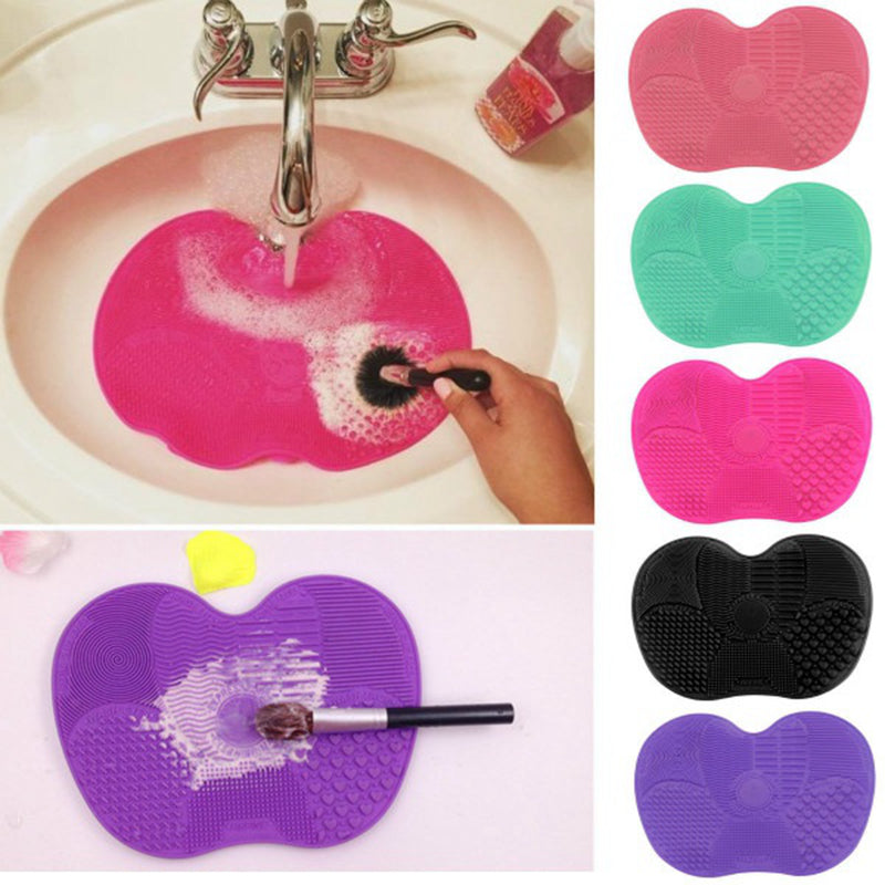 Newest Silicone brush cleaner Cosmetic Make Up Washing Brush Gel Cleaning Mat Foundation Makeup Brush Cleaner Pad Scrubbe Board
