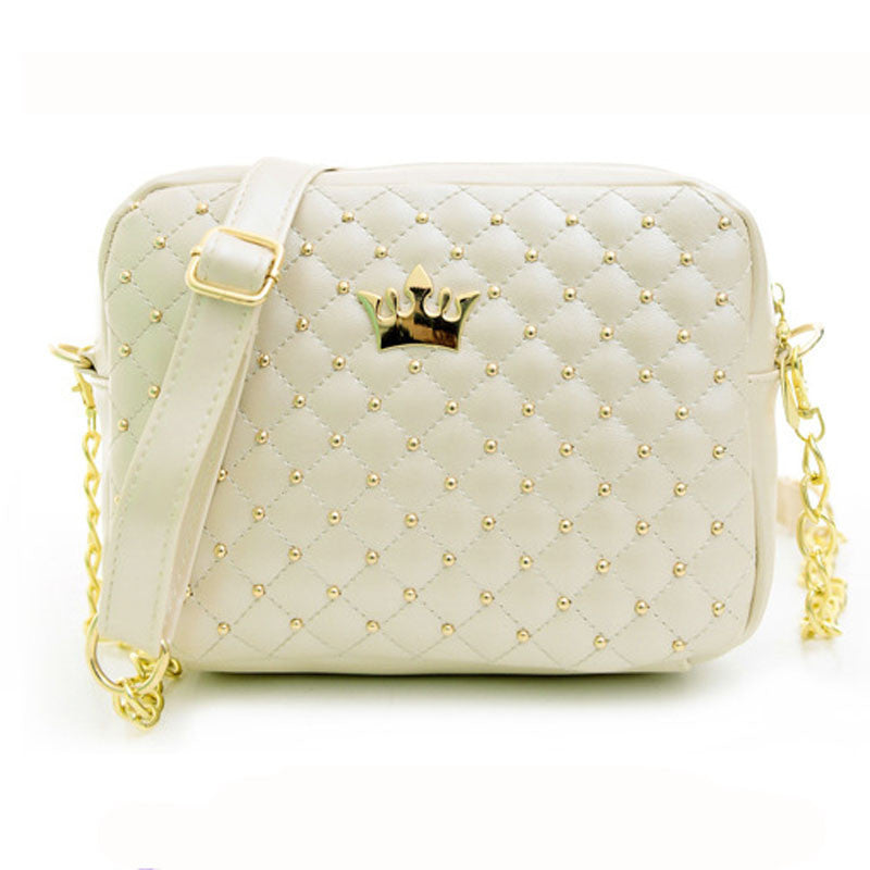 Rivet Chain Shoulder Bag