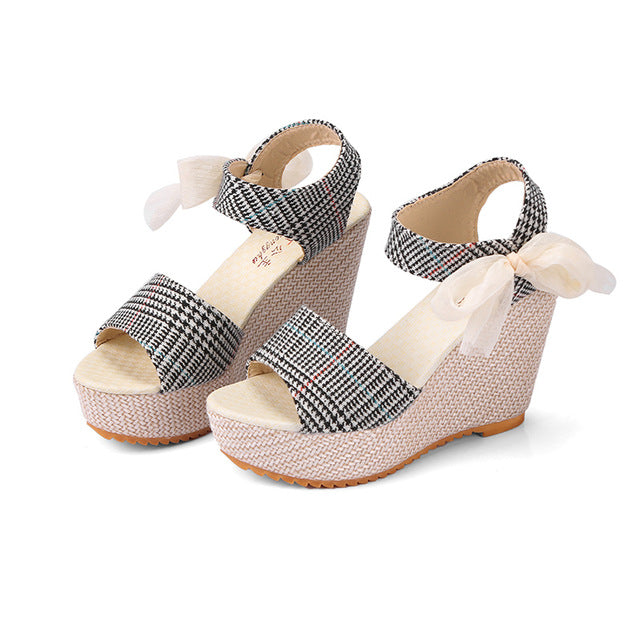 High Heels Wedge Sandals