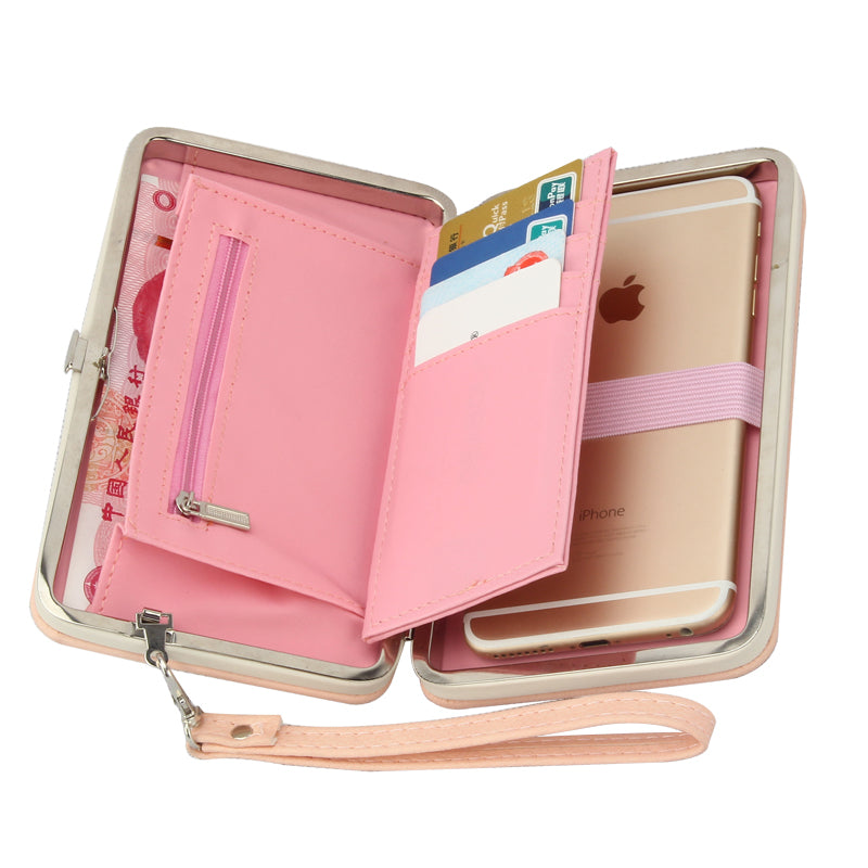 Women clutch purse wallet