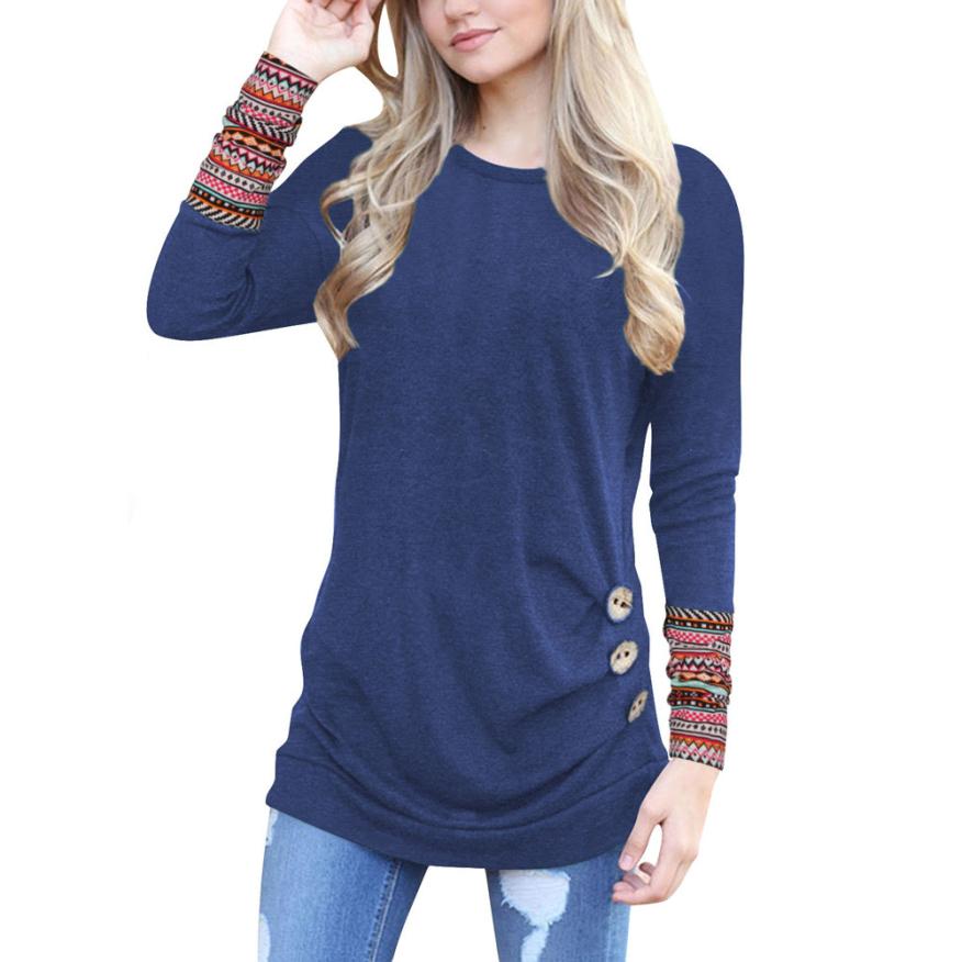 O-neck Cotton Loose Shirt